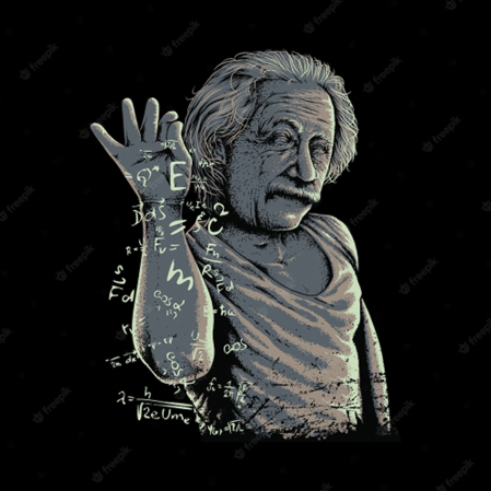 Albert Einstein İllüstrasyon Çalışması