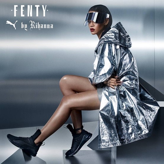 Fenty Puma - Rihanna Stil Çalışması Bütünlüğü - Örnek 2