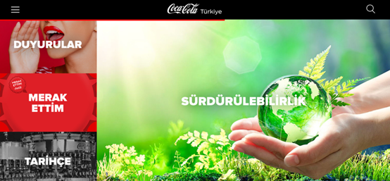 Web Tasarım Unsurları - Tipografi - Cococola Örneği