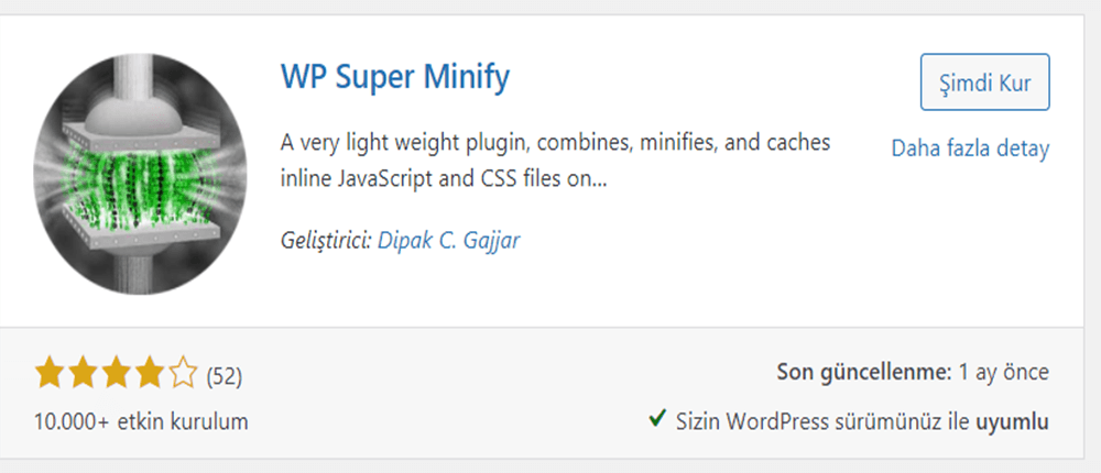 WP Super Minify Eklentisi